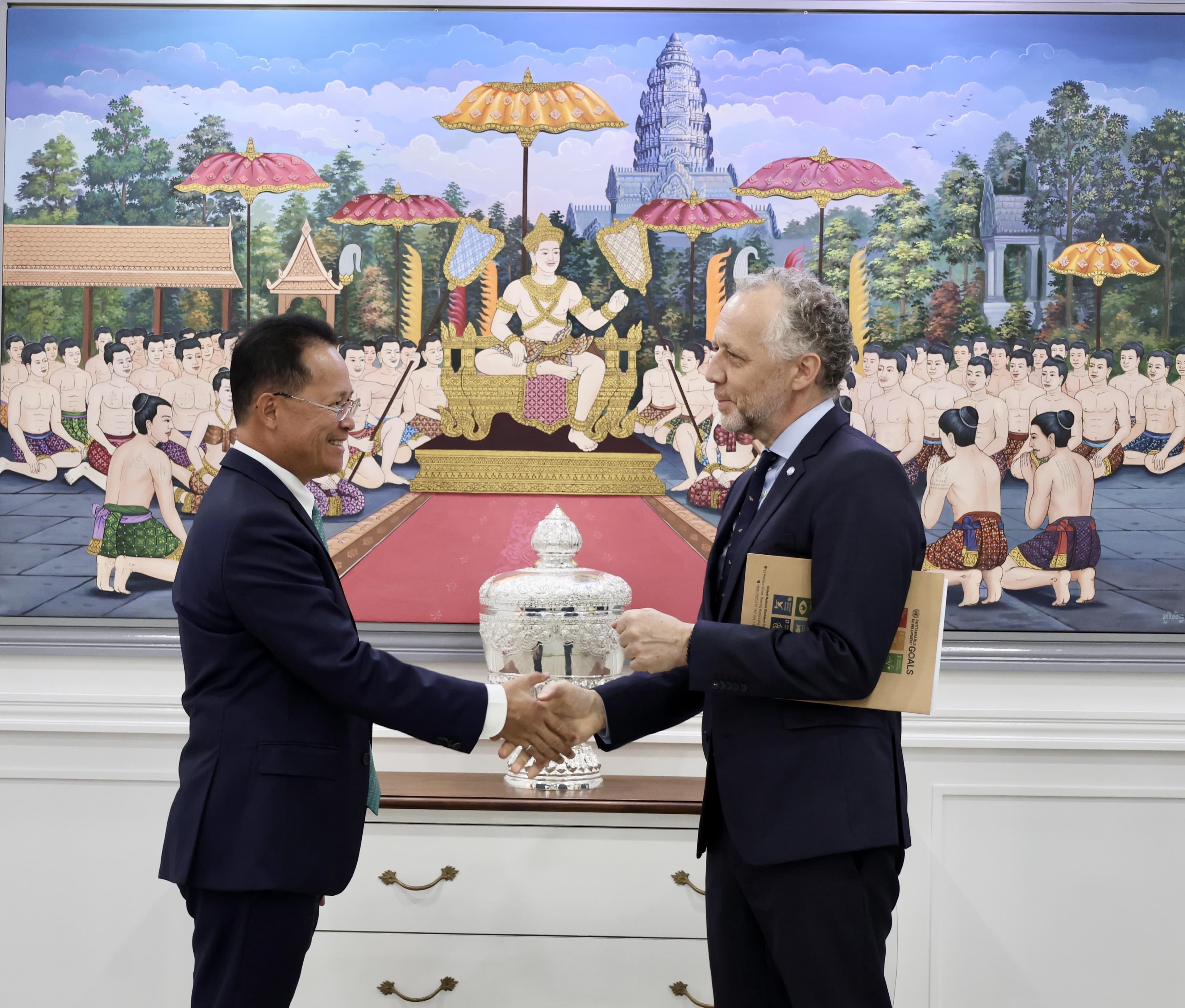 អ្នកសម្របសម្រួលអង្គការសហប្រជាជាតិ សរសើរដល់កម្ពុជា ក្នុងការគ្រប់គ្រងធនធានធម្មជាតិ និងបរិស្ថានជាពិសេសការឆ្លើយតបប្រកបដោយប្រសិទ្ធភាពលើការអភិវឌ្ឍន៍ដោយចីរភាព